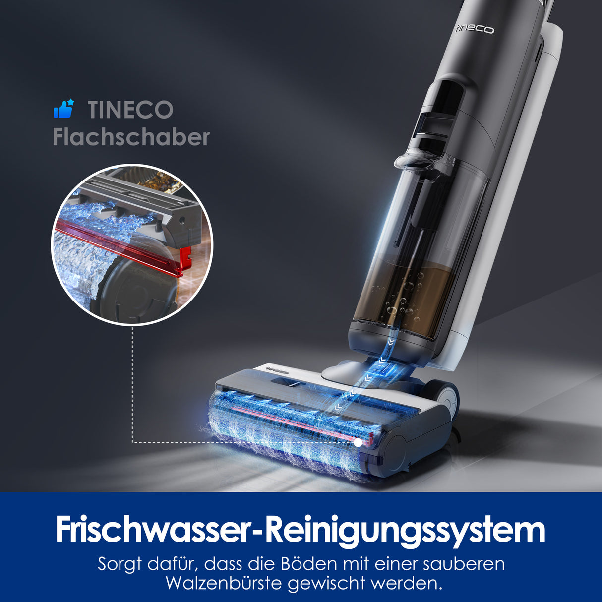Tineco FLOOR ONE S5 intelligenter Nass- und Trockensauger, nasssauger, nass trockensauger, staubsauger, wischsauger, wischmop