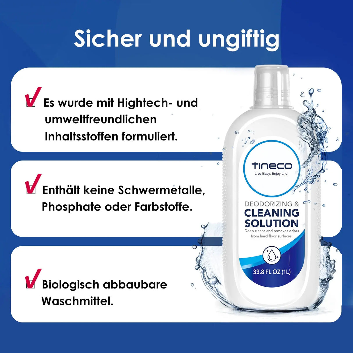 Tineco Multi-Surface Bodenreiniger für FLOOR ONE Series.