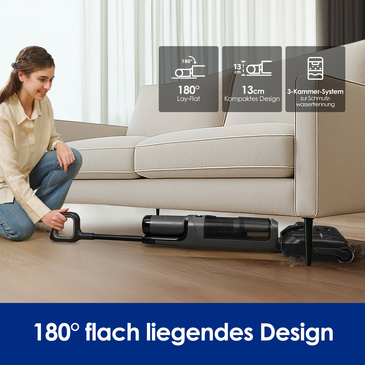 Tineco FLOOR ONE i6 Stretch Nass- und Trockensauger
