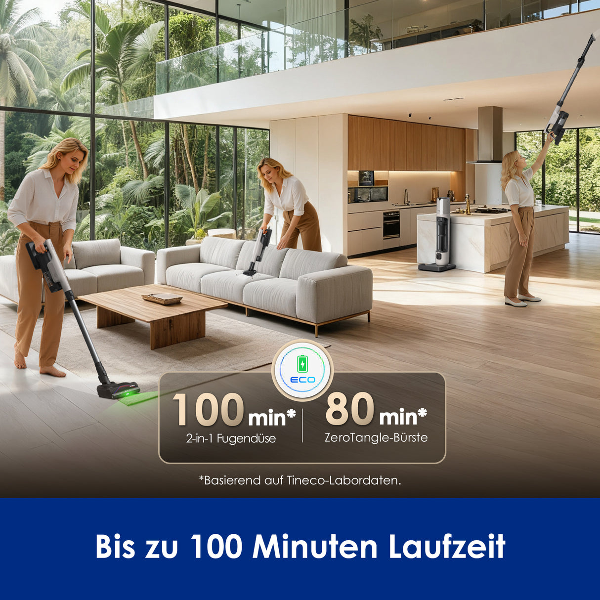 Tineco PURE ONE Station 5 Pro kabelloser smarter Staubsauger