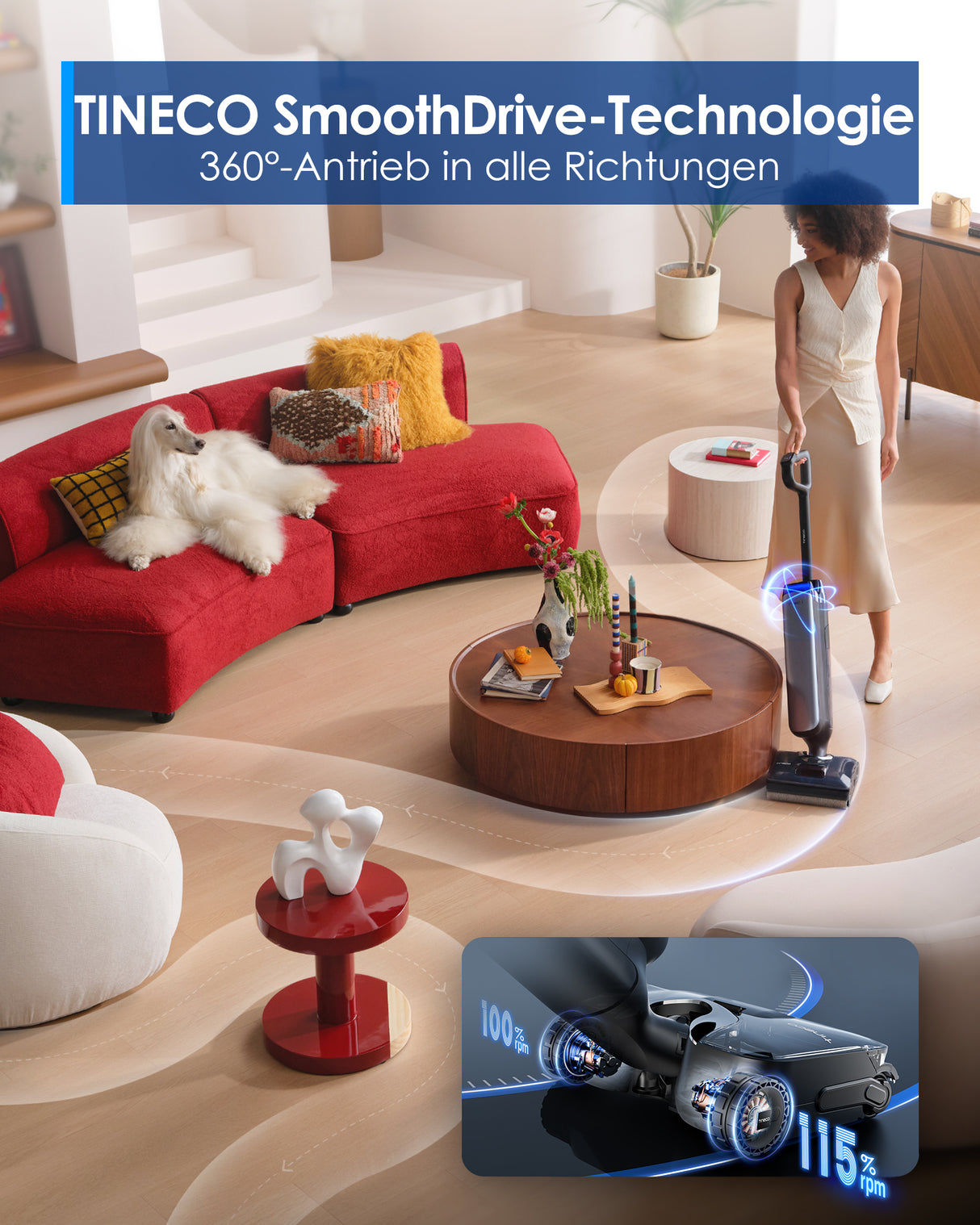 Tineco FLOOR ONE S9 Artist Nass- und Trockensauger, nass trockensauger, wischsauger, staubsauger