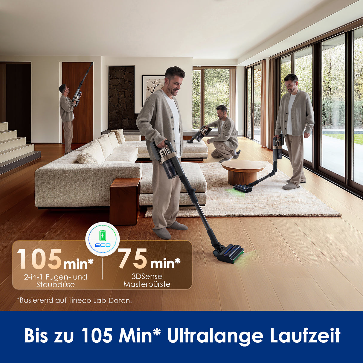 Tineco PURE ONE A90S Kabelloser Stabstaubsauger