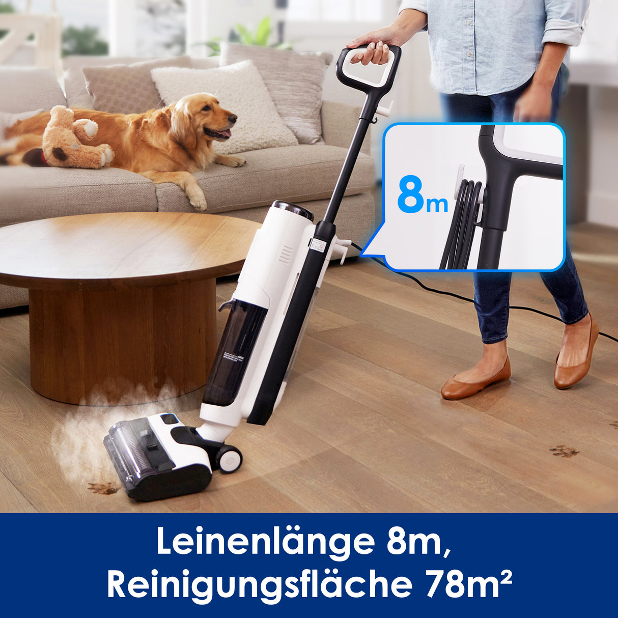 Tineco FLOOR ONE S5 Steam intelligenter Nass- und Trockensauger, nasssauger, nass trockensauger, staubsauger, wischsauger, wischmop