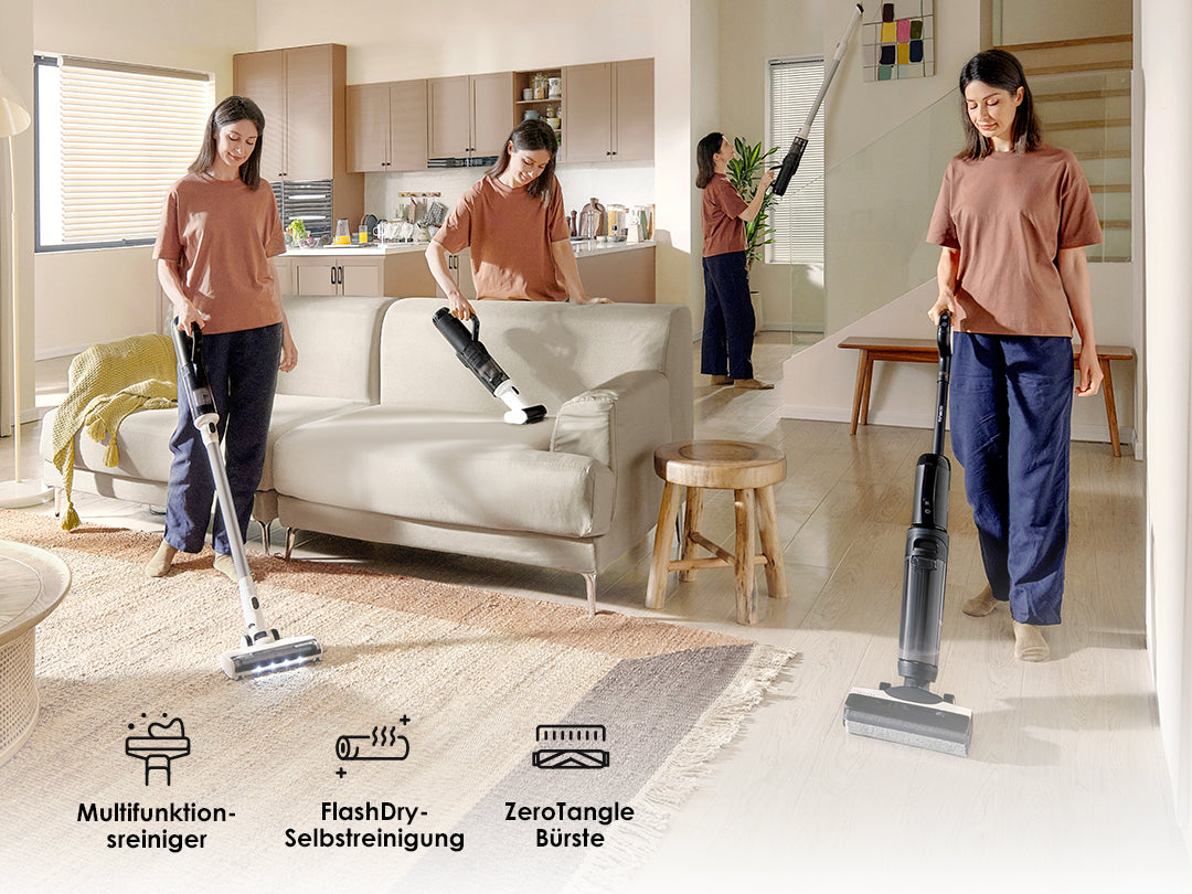 Tineco FLOOR ONE SWITCH S6 Smart Multifunktion Reiniger, Nass- und Trockensauger, nasssauger, nass trockensauger, staubsauger, wischsauger, wischmop