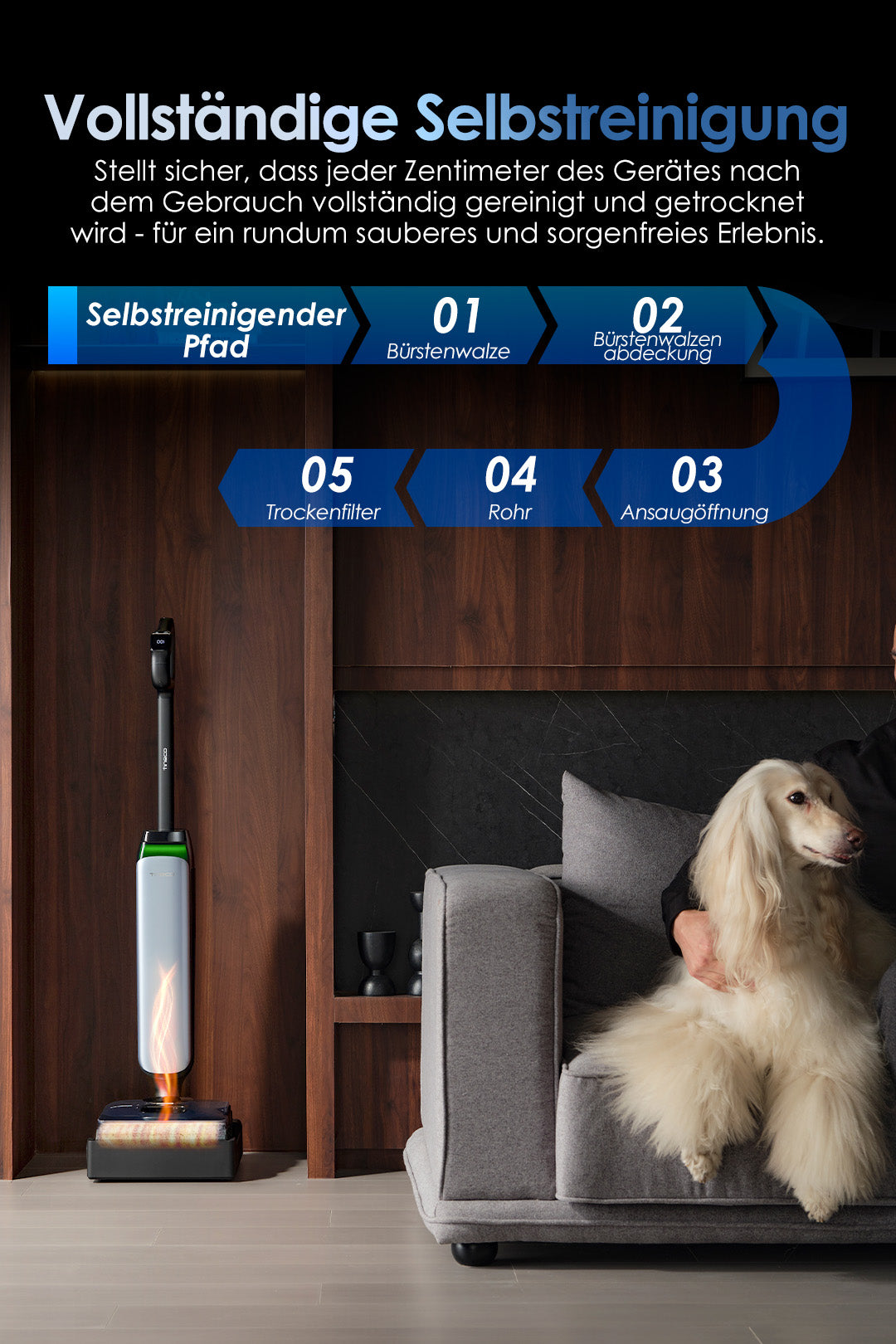 Tineco FLOOR ONE S9 Artist Nass- und Trockensauger, nass trockensauger, wischsauger, staubsauger