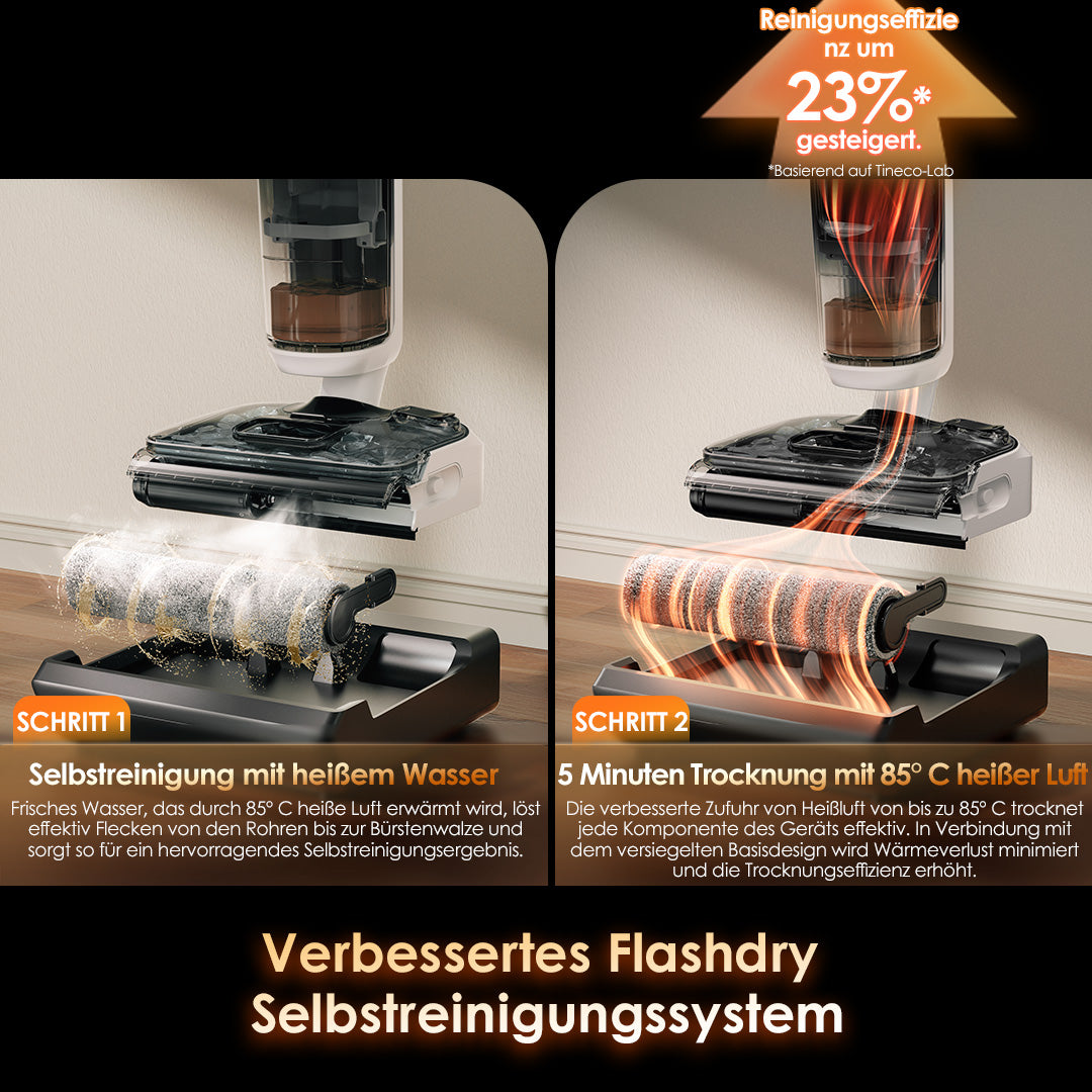 Tineco FLOOR ONE Switch S6 Stretch intelligenter Nass- und Trockensauger,  nasssauger, nass trockensauger, staubsauger, wischsauger, wischmop