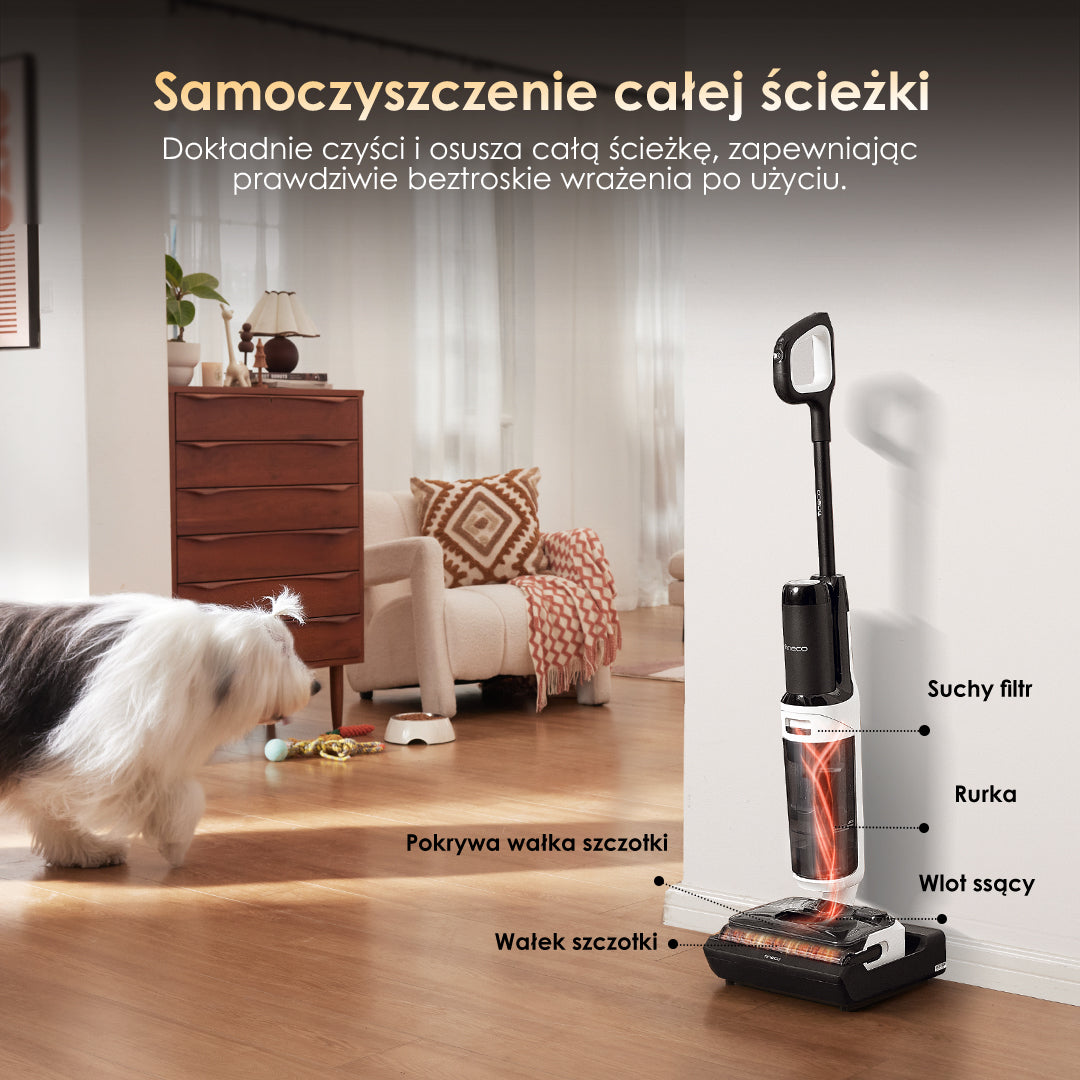 Tineco Floor ONE Switch S6 Stretch Odkurzacz Mopujący, odkurzacz, odkurzacz bezprzewodowy, odkurzacz piorący, odkurzacz pionowy, odkurzacz myjący, odkurzacz mopujący