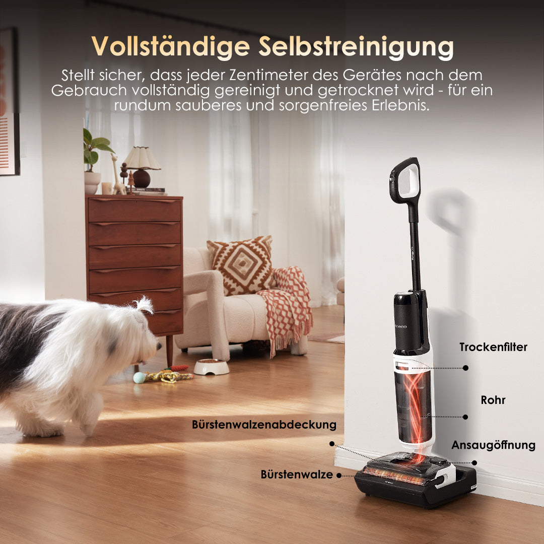 Tineco FLOOR ONE Switch S6 Stretch intelligenter Nass- und Trockensauger,  nasssauger, nass trockensauger, staubsauger, wischsauger, wischmop