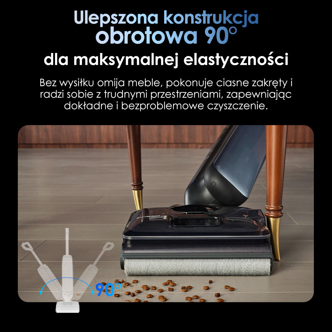 Tineco FLOOR ONE S9 Artist Odkurzacz Mopujący, odkurzacz, odkurzacz bezprzewodowy, odkurzacz piorący, odkurzacz pionowy, odkurzacz myjący, odkurzacz mopujący