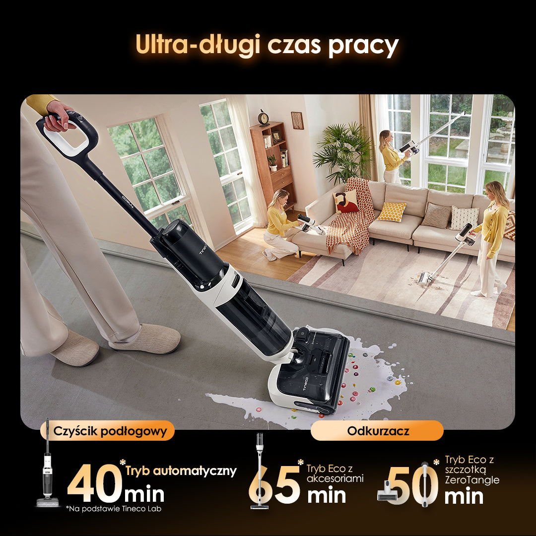 Tineco Floor ONE Switch S6 Stretch Odkurzacz Mopujący, odkurzacz, odkurzacz bezprzewodowy, odkurzacz piorący, odkurzacz pionowy, odkurzacz myjący, odkurzacz mopujący