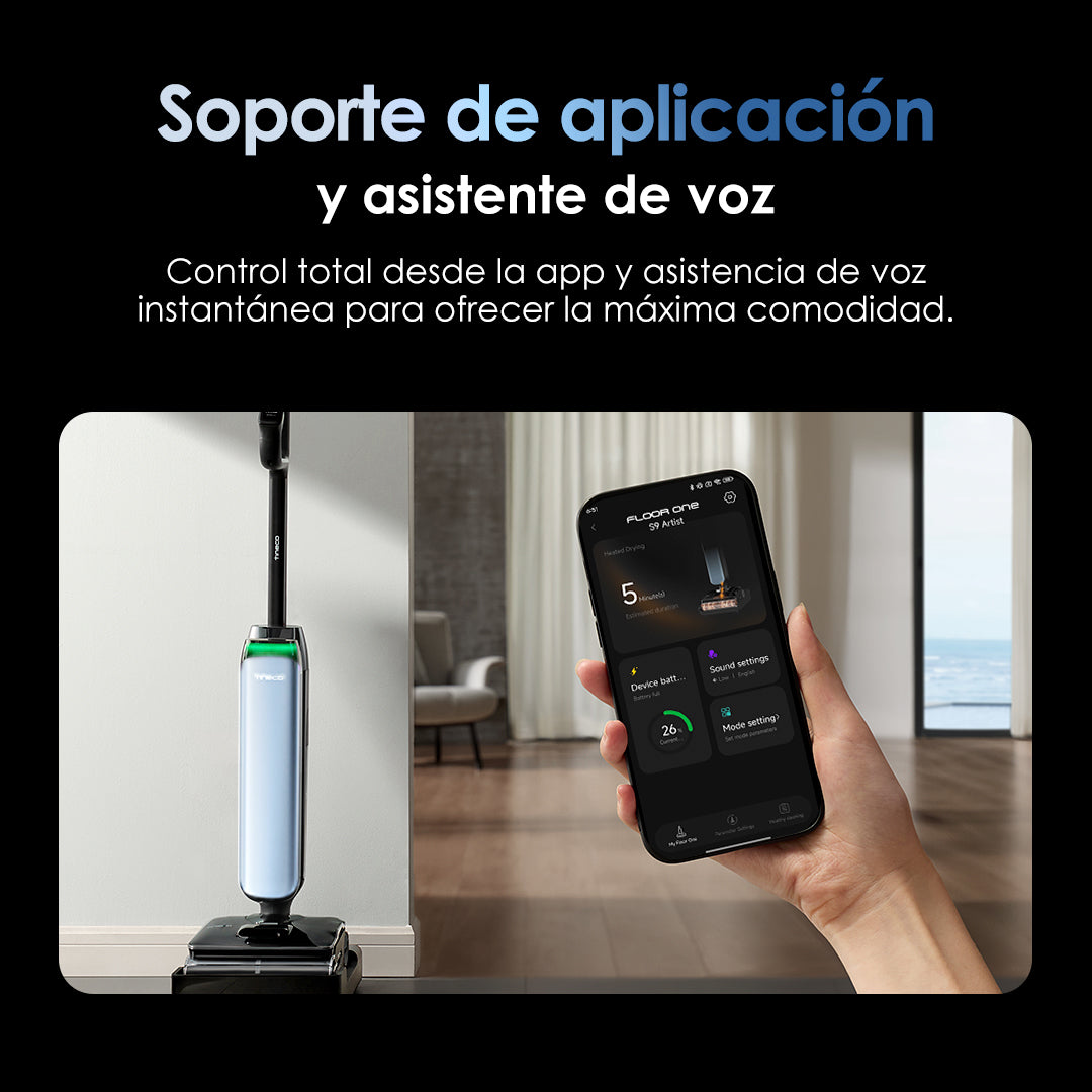 Tineco Floor One S9 Artist Aspiradora fregadora, aspiradora sin cable, aspira y friega sin esfuerzo