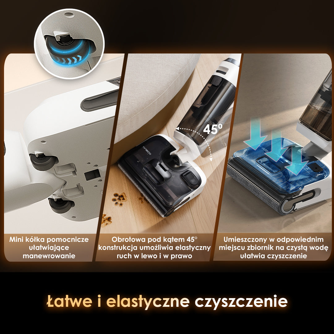 Tineco Floor ONE Switch S6 Stretch Odkurzacz Mopujący, odkurzacz, odkurzacz bezprzewodowy, odkurzacz piorący, odkurzacz pionowy, odkurzacz myjący, odkurzacz mopujący