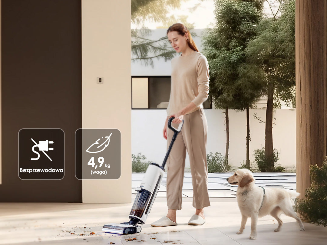 Tineco FLOOR ONE S7 Steam Inteligentny Odkurzacz Mopujący, odkurzacz, odkurzacz bezprzewodowy, odkurzacz piorący, odkurzacz pionowy, odkurzacz myjący, odkurzacz mopujący