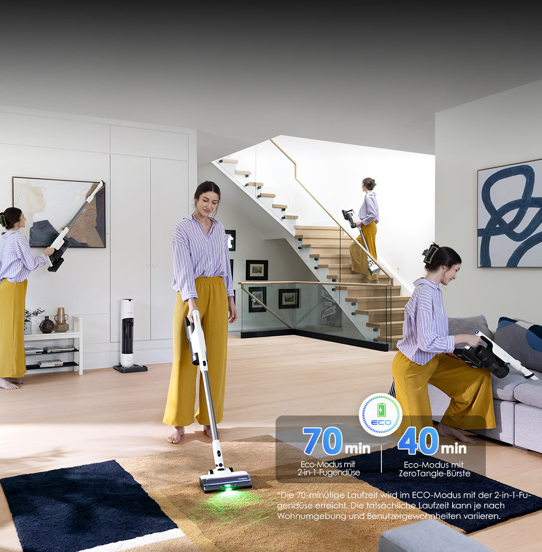 Tineco PURE ONE Station 5 Plus kabelloser smarter Staubsauger, staubsauger, staubsauger kabellos, akku staubsauger, kabelloser staubsauger