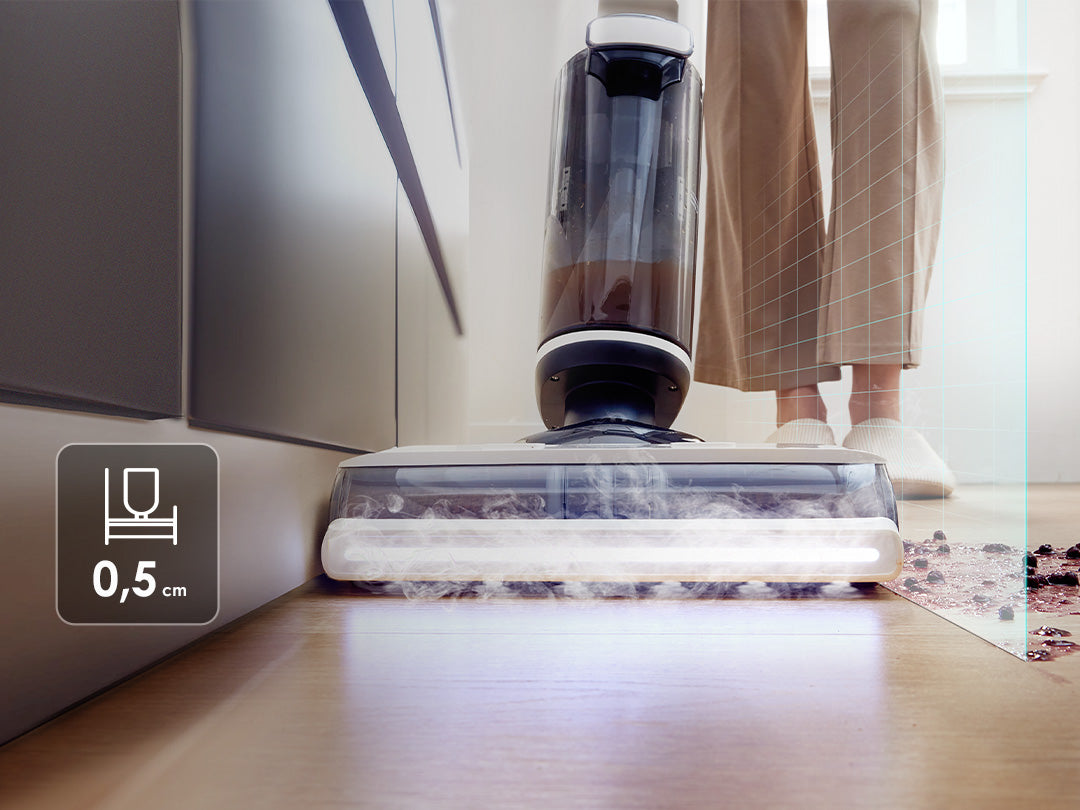 Tineco FLOOR ONE S7 Steam Intelligente Stofzuiger met Dweilfunctie, stofzuiger, steelstofzuiger, draadloze stofzuiger, beste stofzuiger, dweil