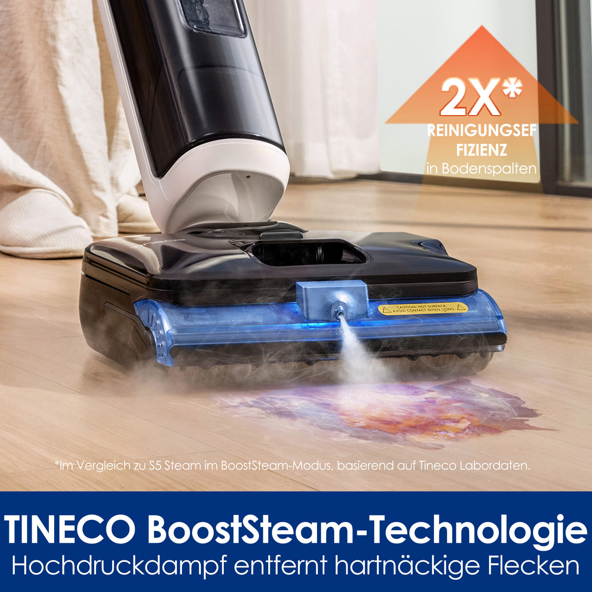 Tineco FLOOR ONE S6 Stretch Steam Nass- und Trockensauger