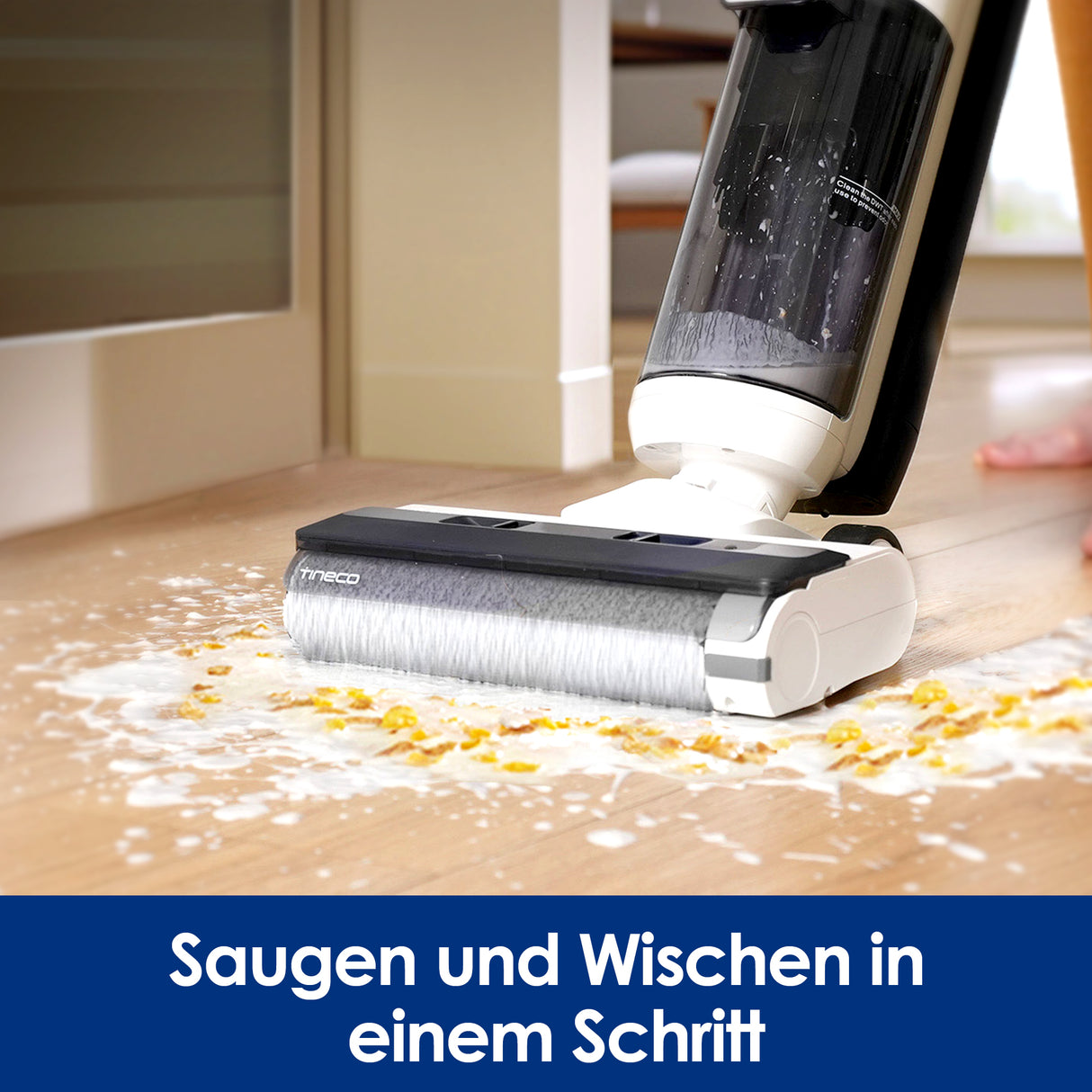 Tineco iFLOOR 5 kabelloser Nass- und Trockensauger, nasssauger, nass trockensauger, staubsauger, wischsauger, wischmop