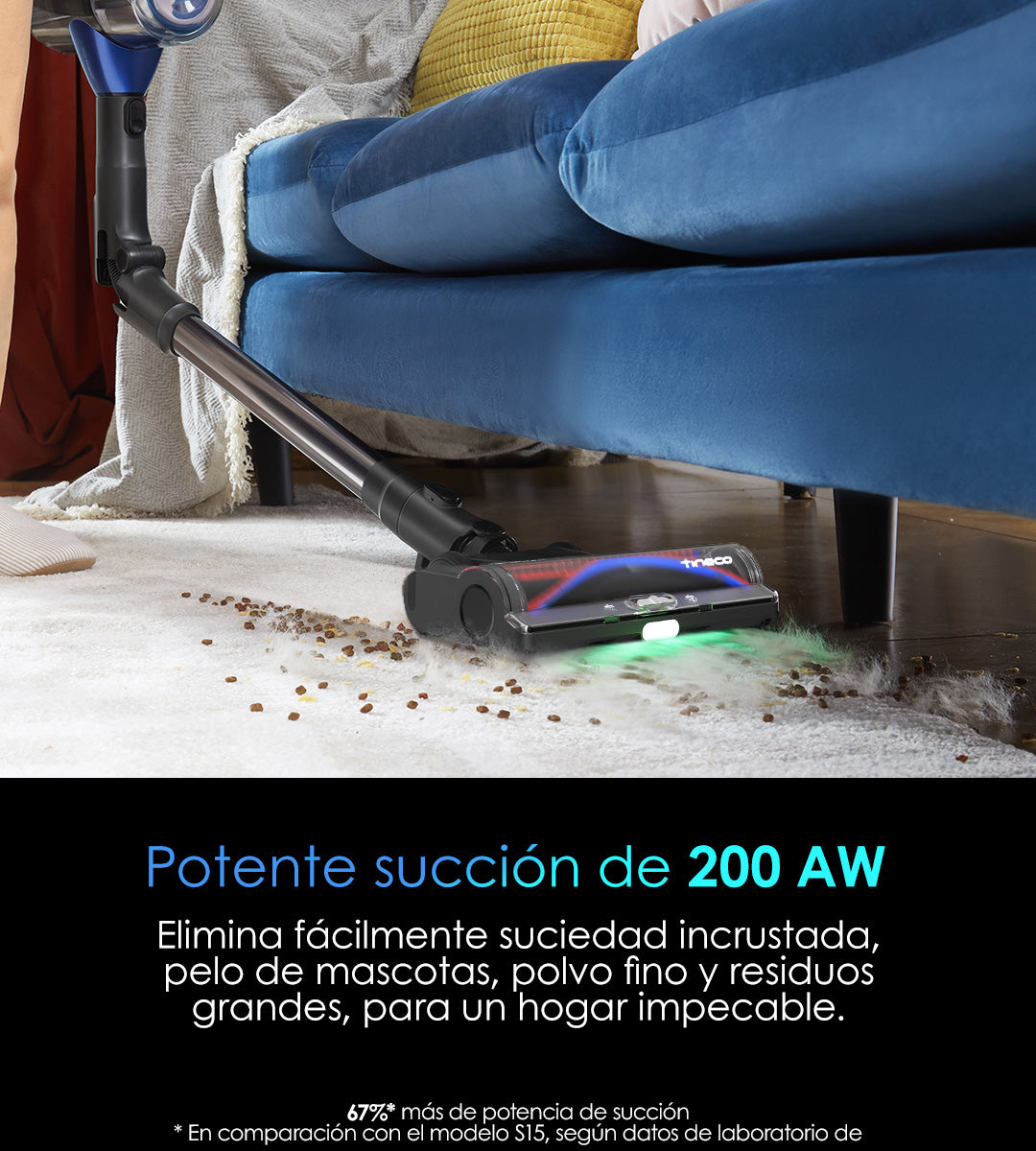 Tineco PURE ONE S50 Aspiradora Sin Cable Inteligente, aspiradora sin cable, aspiradora de mano, aspirador sin cable, aspiradoras sin cable
