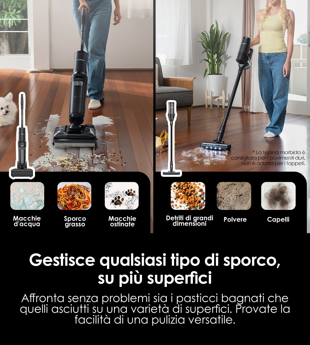 Tineco FLOOR ONE Switch S7 Stretch intelligenter Nass- und Trockensauger, wischsauger, wischmop, mopp, akku staubsauger, nass Trockensauger, beutellose staubsauger