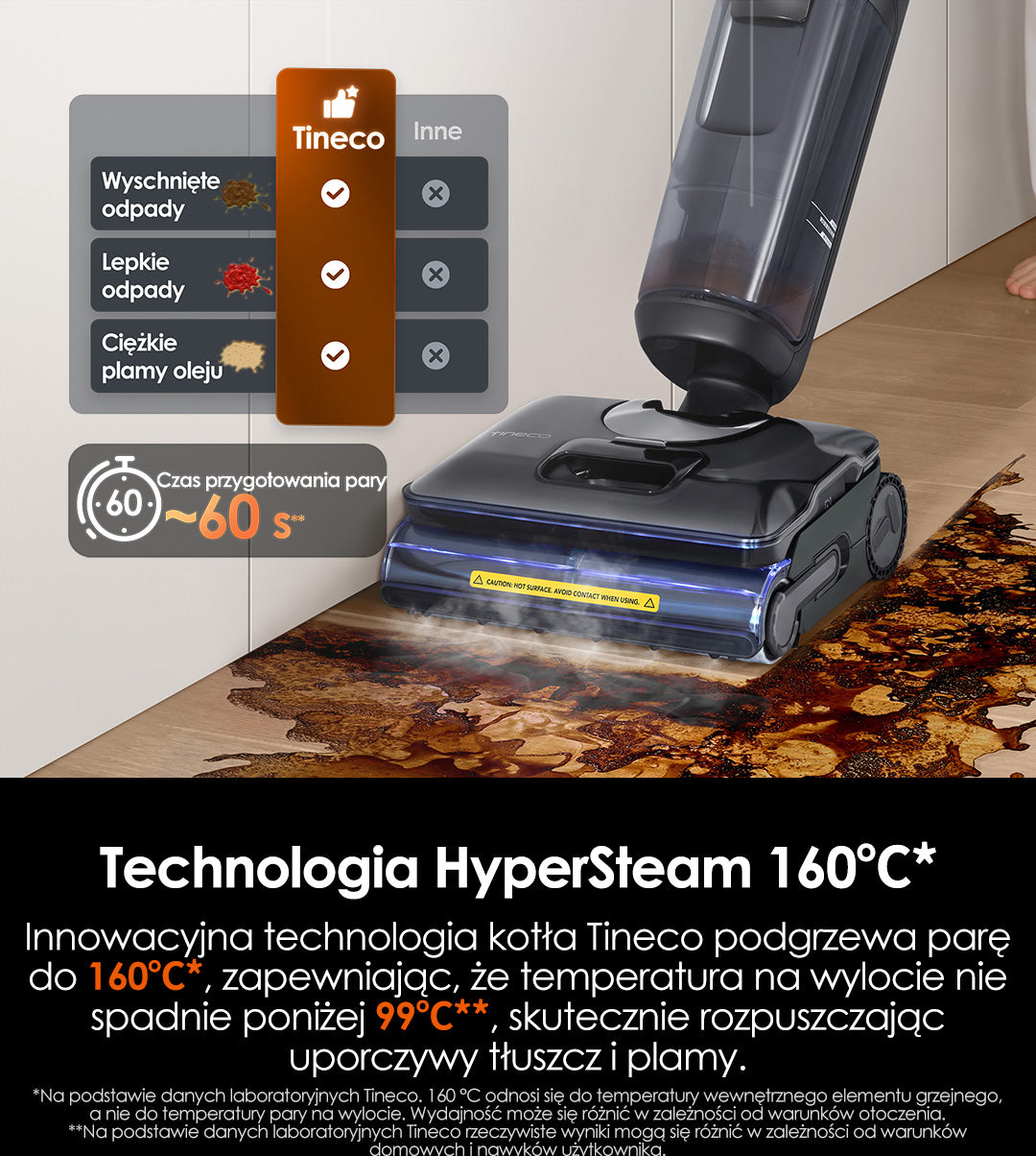 Tineco FLOOR ONE S7 Stretch Steam Odkurzacz Piorący, myjka parowa, odkurzacz, odkurzacz piorący, odkurzacz pionowy, odkurzacz myjący, odkurzacz mopujący
