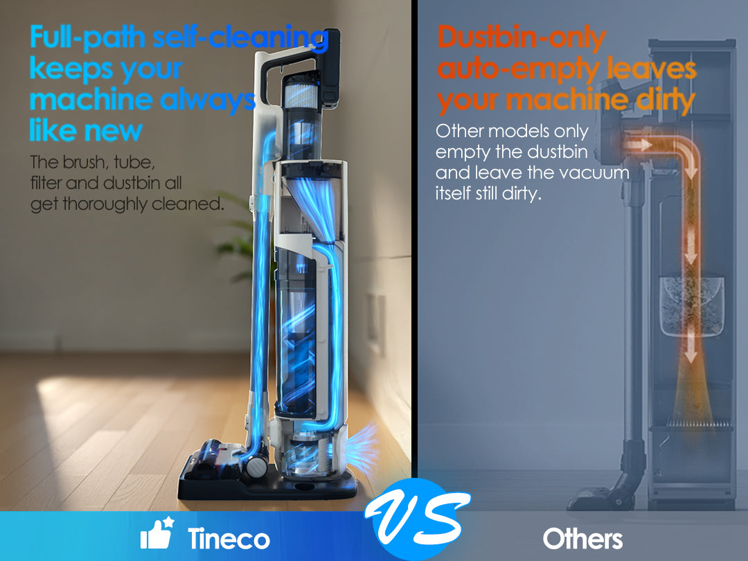 Tineco PURE ONE Station 5 Plus kabelloser smarter Staubsauger, staubsauger, staubsauger kabellos, akku staubsauger, kabelloser staubsauger