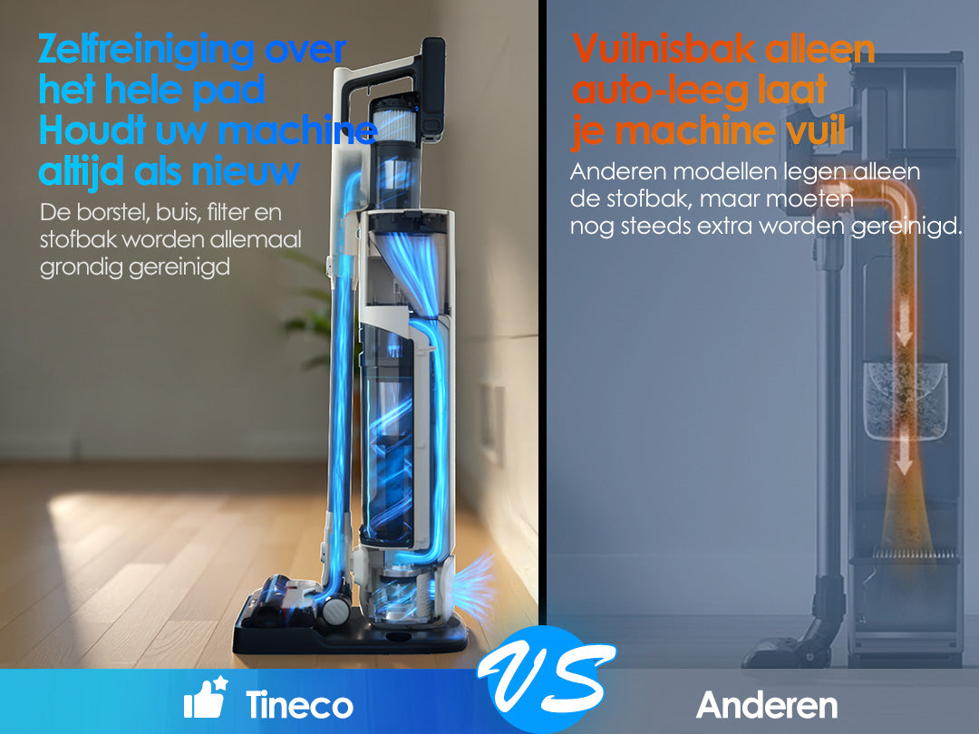 Tineco PURE ONE Station 5 Plus kabelloser smarter Staubsauger, staubsauger, staubsauger kabellos, akku staubsauger, kabelloser staubsauger
