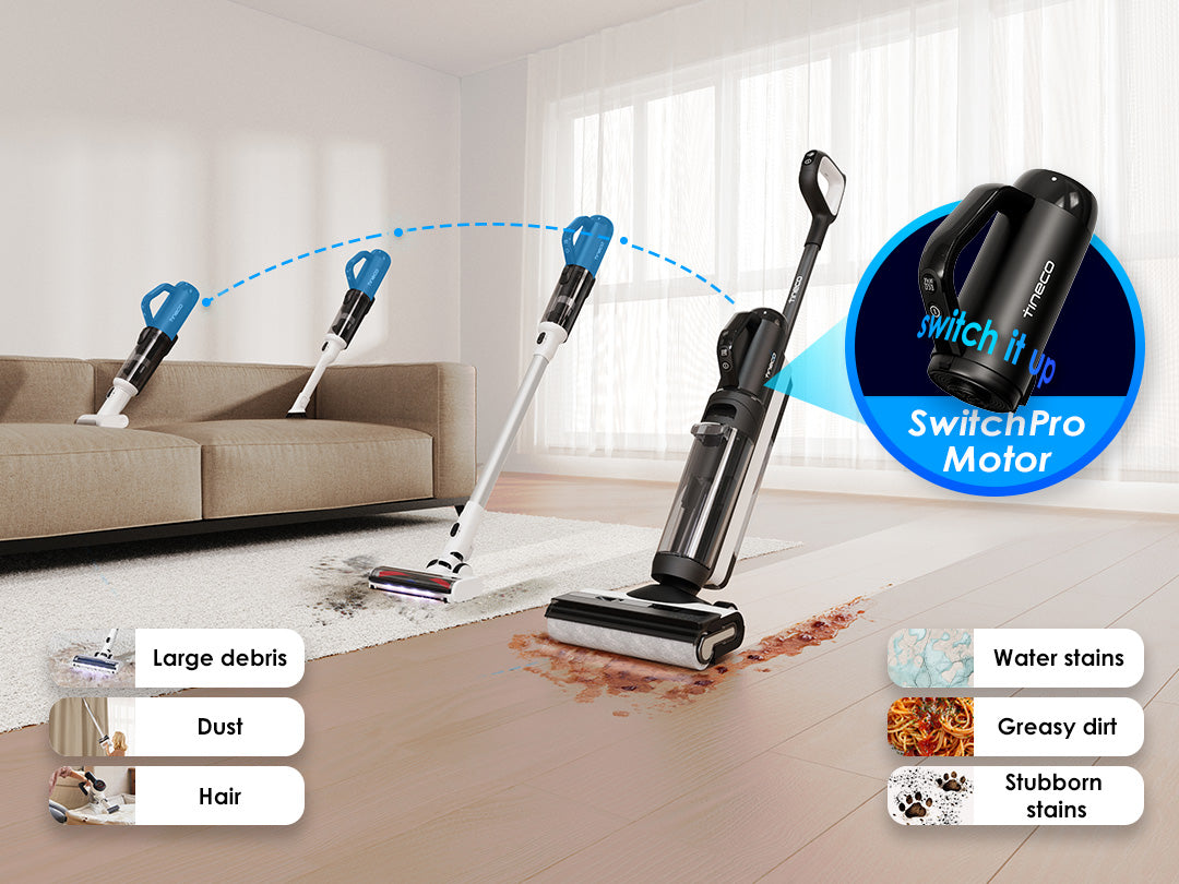 Tineco FLOOR ONE SWITCH S6 Smart Multifunktion Reiniger, Nass- und Trockensauger, nasssauger, nass trockensauger, staubsauger, wischsauger, wischmop