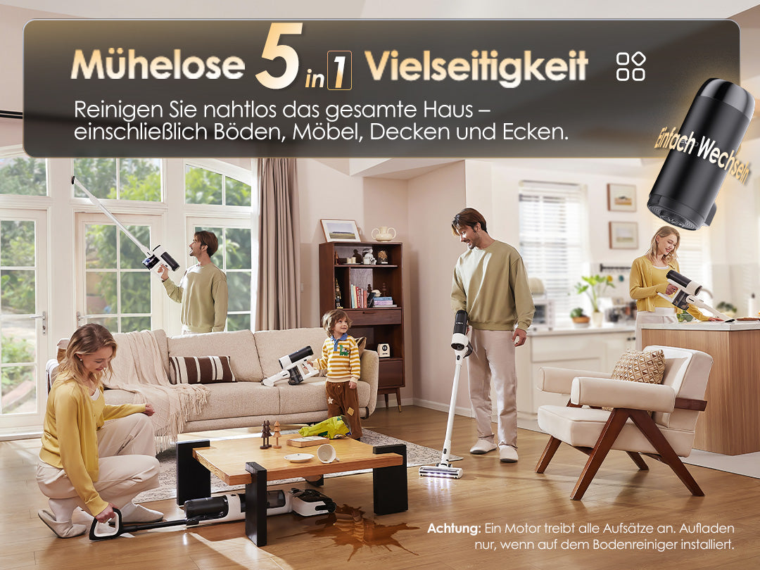 Tineco FLOOR ONE Switch S6 Stretch intelligenter Nass- und Trockensauger, nasssauger, nass trockensauger, staubsauger, wischsauger, wischmop