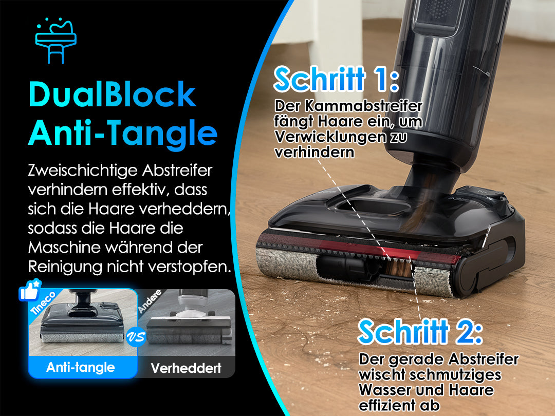 Tineco FLOOR ONE S7 Stretch Ultra intelligenter Nass- und Trockensauger, nasssauger, nass trockensauger, staubsauger, wischsauger, wischmop