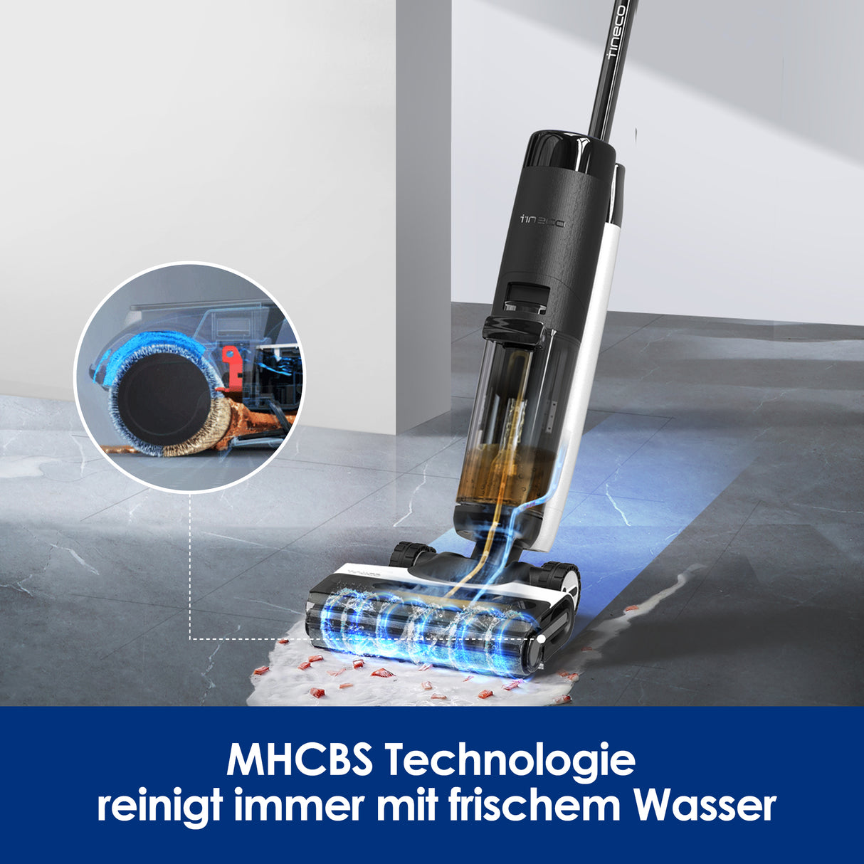 Tineco FLOOR ONE S7 PRO intelligenter Nass- und Trockensauger, nass trockensauger, wischsauger, staubsauger
