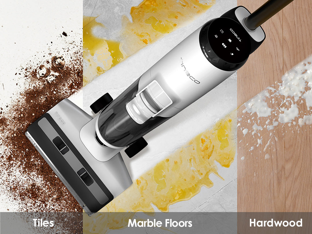 Tineco iFLOOR 5 kabelloser Nass- und Trockensauger, nasssauger, nass trockensauger, staubsauger, wischsauger, wischmop