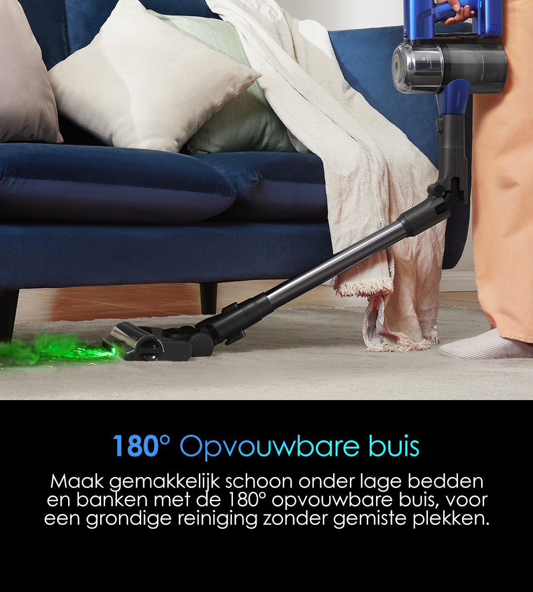 Tineco PURE ONE S50 PRO Snoerloze Slimme Stofzuiger, stofzuiger, steelstofzuiger, draadloze stofzuiger, dweil, beste stofzuiger