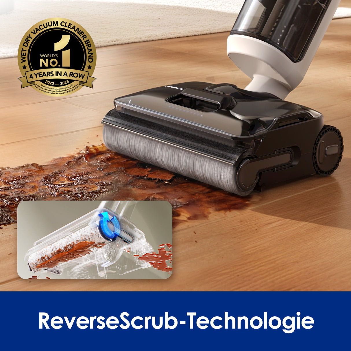 Tineco FLOOR ONE S7 Stretch Turbo Wet and Dry Vacuum Cleaner