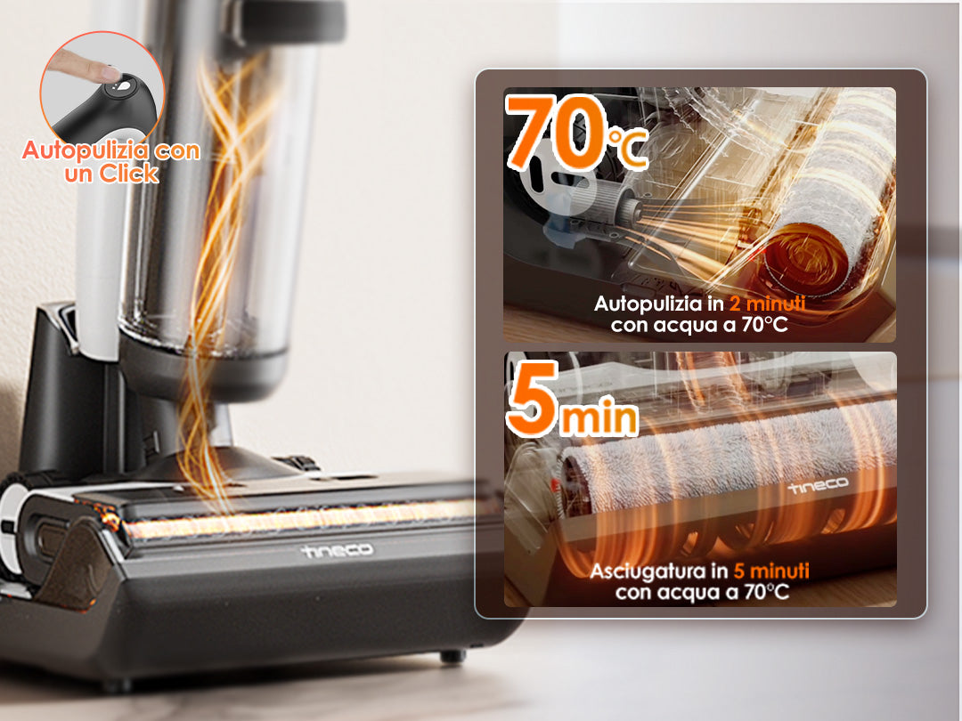 Tineco FLOOR ONE S7 FlashDry intelligenter Nass- und Trockensauger, Nass- und Trockensauger, nass trockensauger, wischsauger, staubsauger