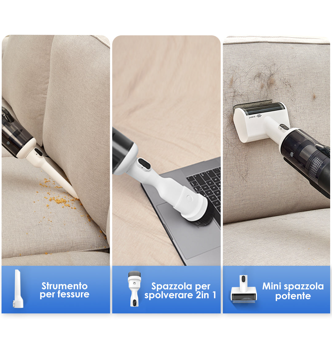 Tineco FLOOR ONE S5 Combo Power Kit Lavapavimenti e Aspirapolvere, aspirapolvere senza fili, scopa elettrica senza fili, scopa elettrica, reinigung