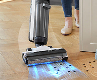 Tineco FLOOR ONE S5 intelligenter Nass- und Trockensauger, staubsauger, staubsauger kabellos,akku staubsauger, wischsauger, wischmop, Besen, ginster