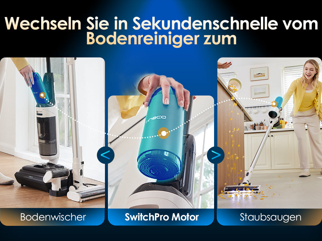 Tineco FLOOR ONE Switch S6 Stretch intelligenter Nass- und Trockensauger, nasssauger, nass trockensauger, staubsauger, wischsauger, wischmop