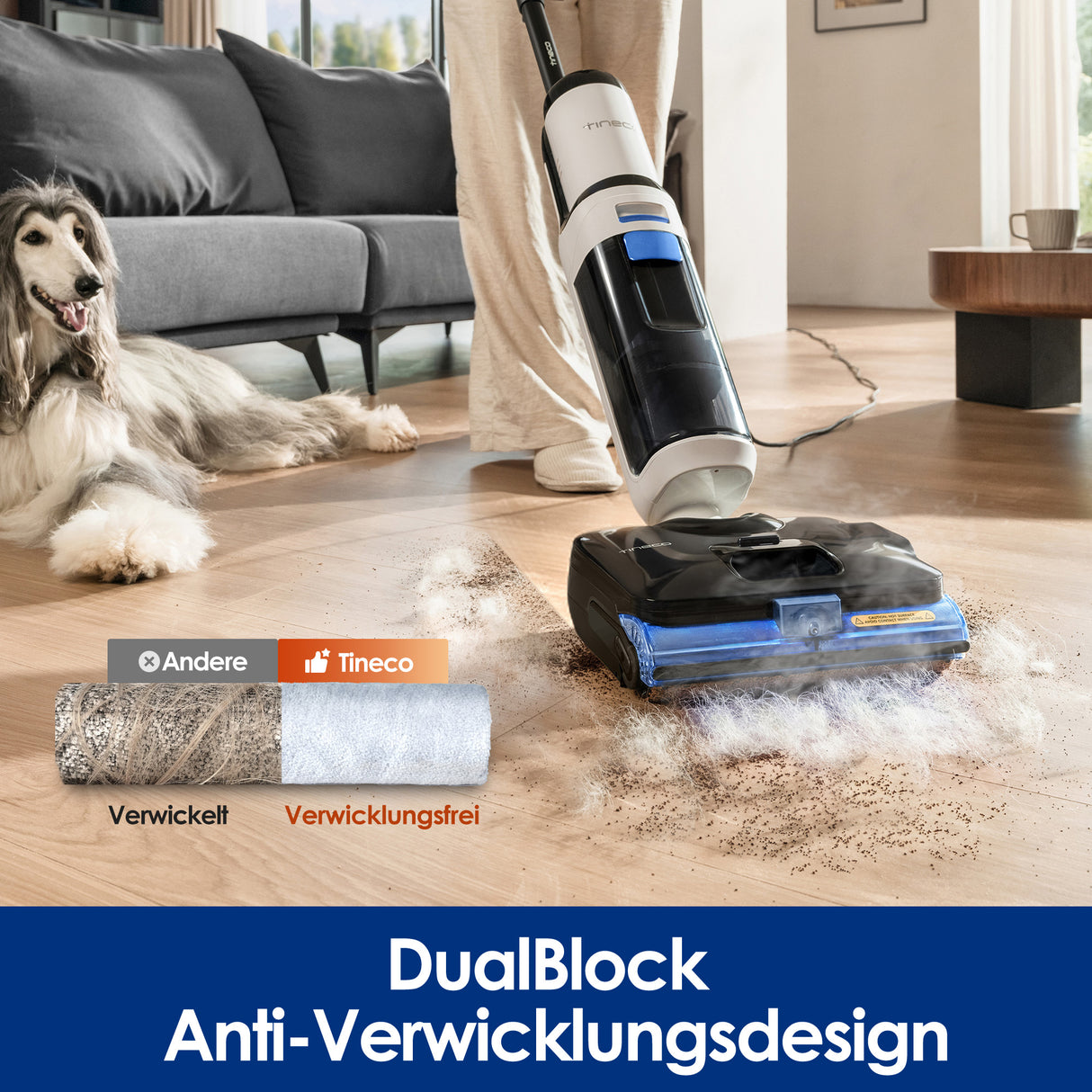 Tineco FLOOR ONE S6 Stretch Steam Nass- und Trockensauger