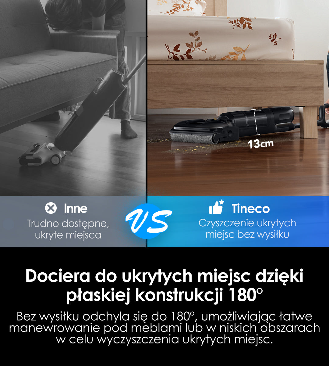 Tineco FLOOR ONE Switch S7 Stretch intelligenter Nass- und Trockensauger, wischsauger, wischmop, mopp, akku staubsauger, nass Trockensauger, beutellose staubsauger