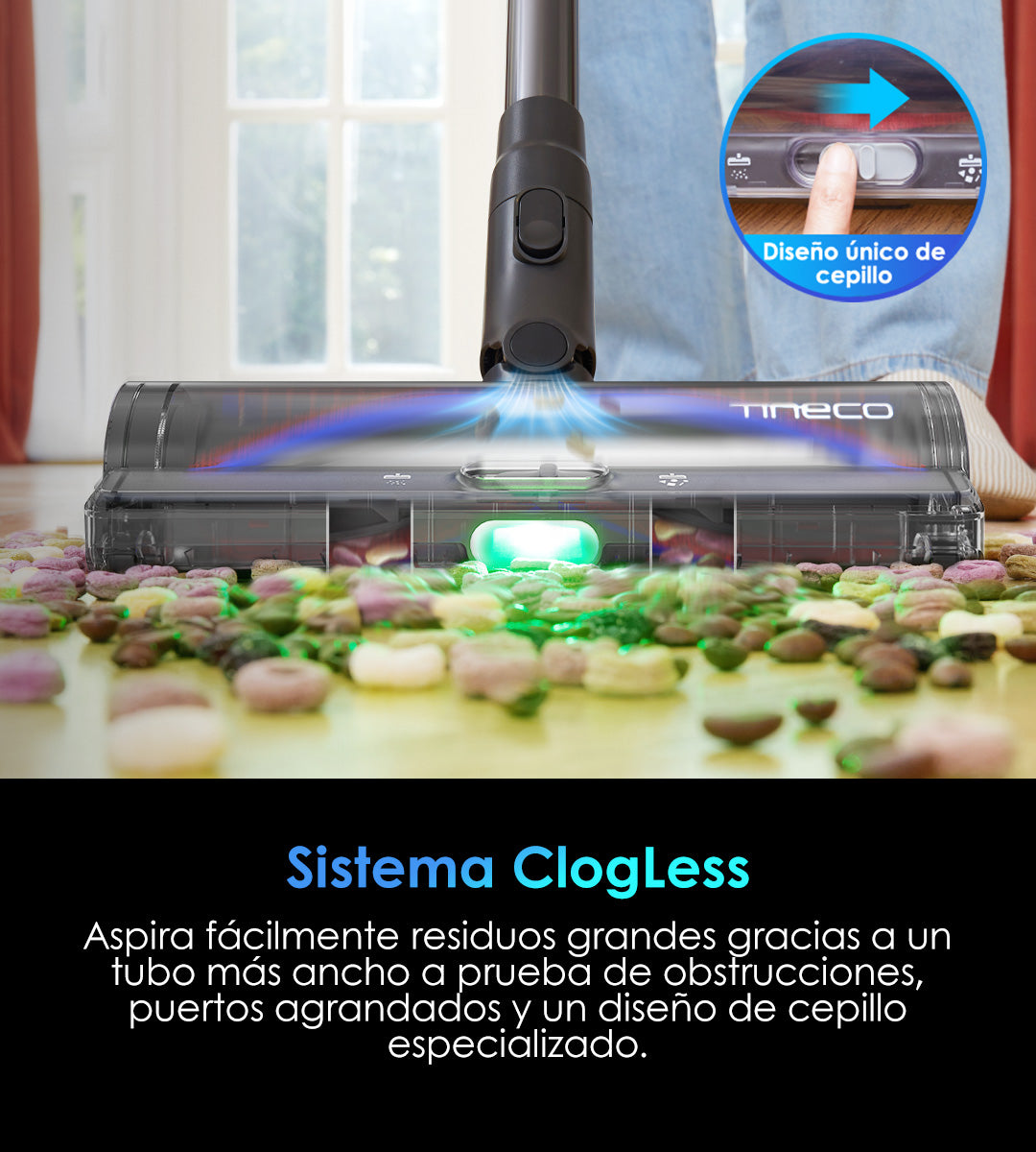 Tineco PURE ONE S50 Aspiradora Sin Cable Inteligente, aspiradora sin cable, aspiradora de mano, aspirador sin cable, aspiradoras sin cable