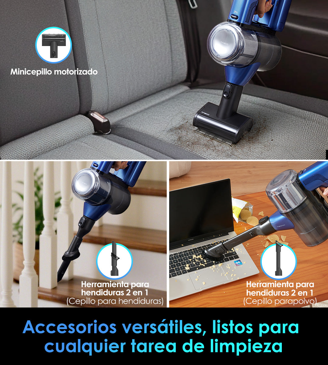 Tineco PURE ONE S50 Aspiradora Sin Cable Inteligente, aspiradora sin cable, aspiradora de mano, aspirador sin cable, aspiradoras sin cable