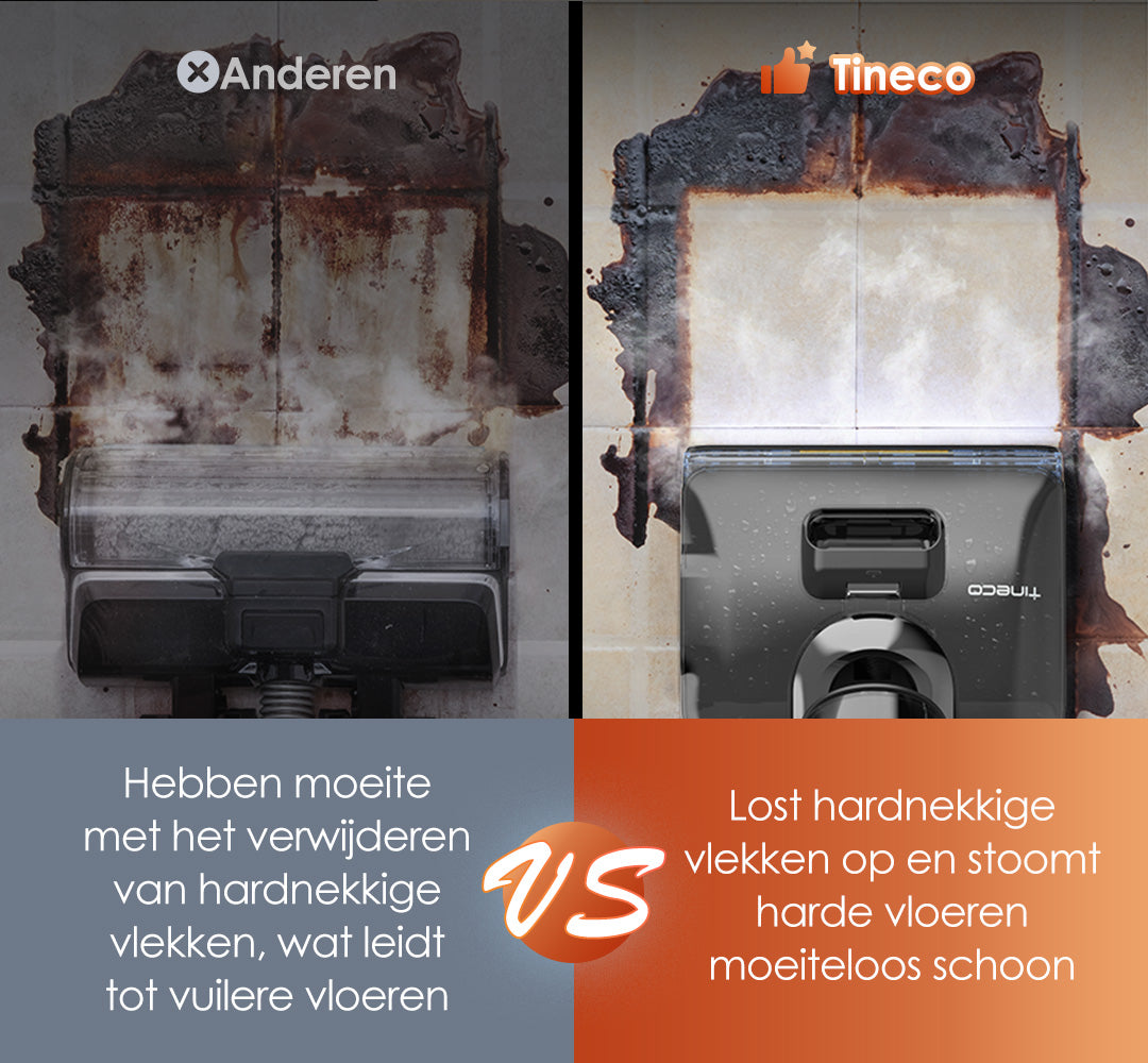 Tineco FLOOR ONE S7 Stretch Steam Stofzuiger met Dweilfunctie, stofzuiger, steelstofzuiger, draadloze stofzuiger, dweil, beste stofzuiger