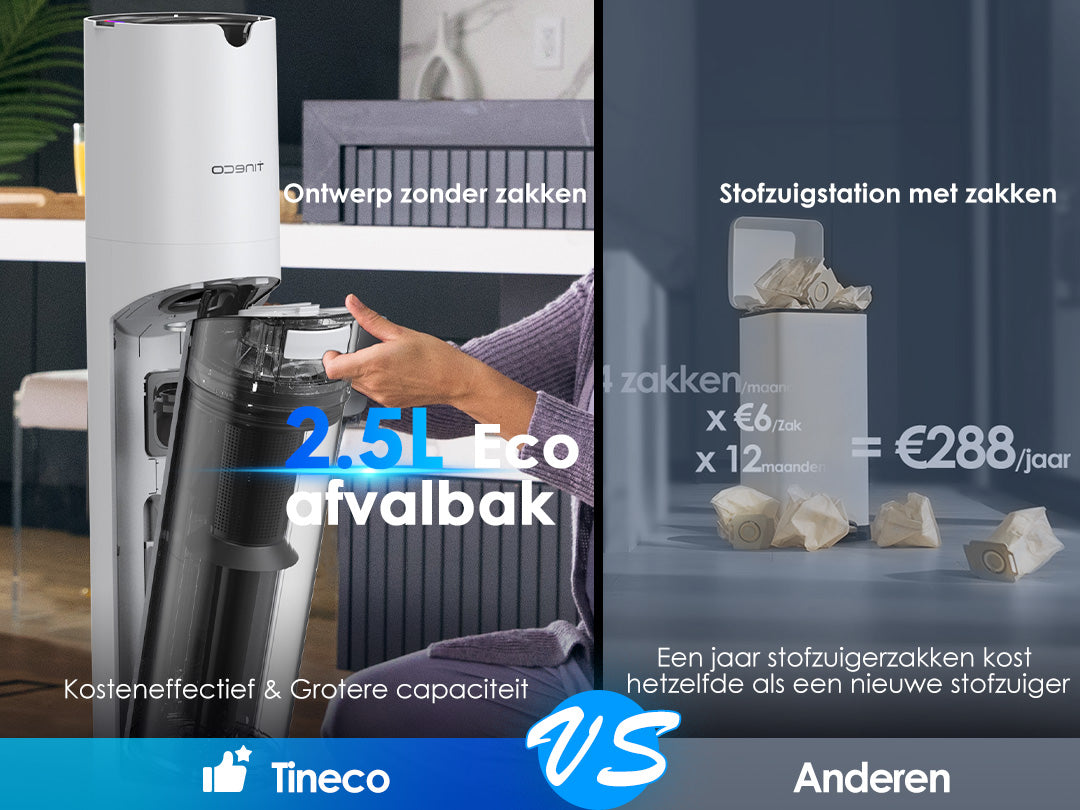 Tineco PURE ONE Station 5 Plus kabelloser smarter Staubsauger, staubsauger, staubsauger kabellos, akku staubsauger, kabelloser staubsauger