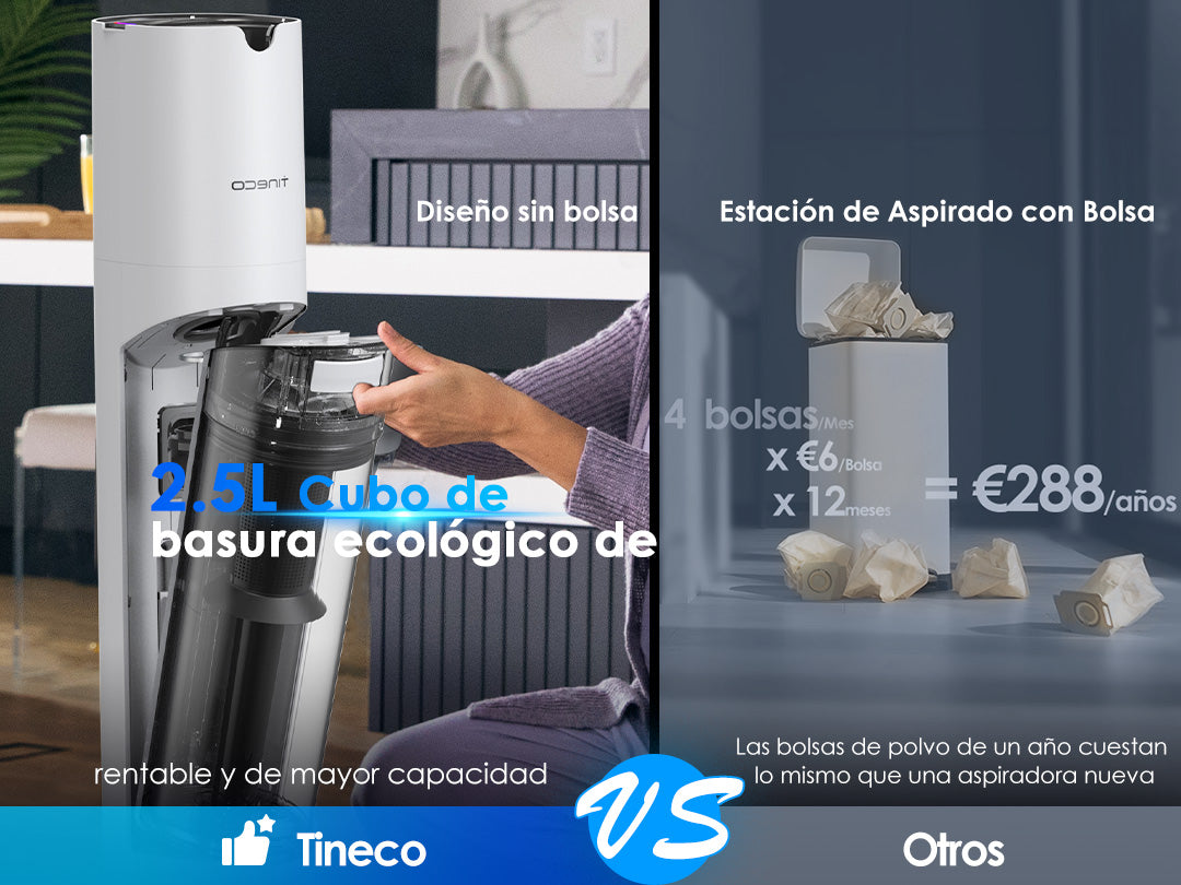 Tineco PURE ONE Station 5 Plus kabelloser smarter Staubsauger, staubsauger, staubsauger kabellos, akku staubsauger, kabelloser staubsauger