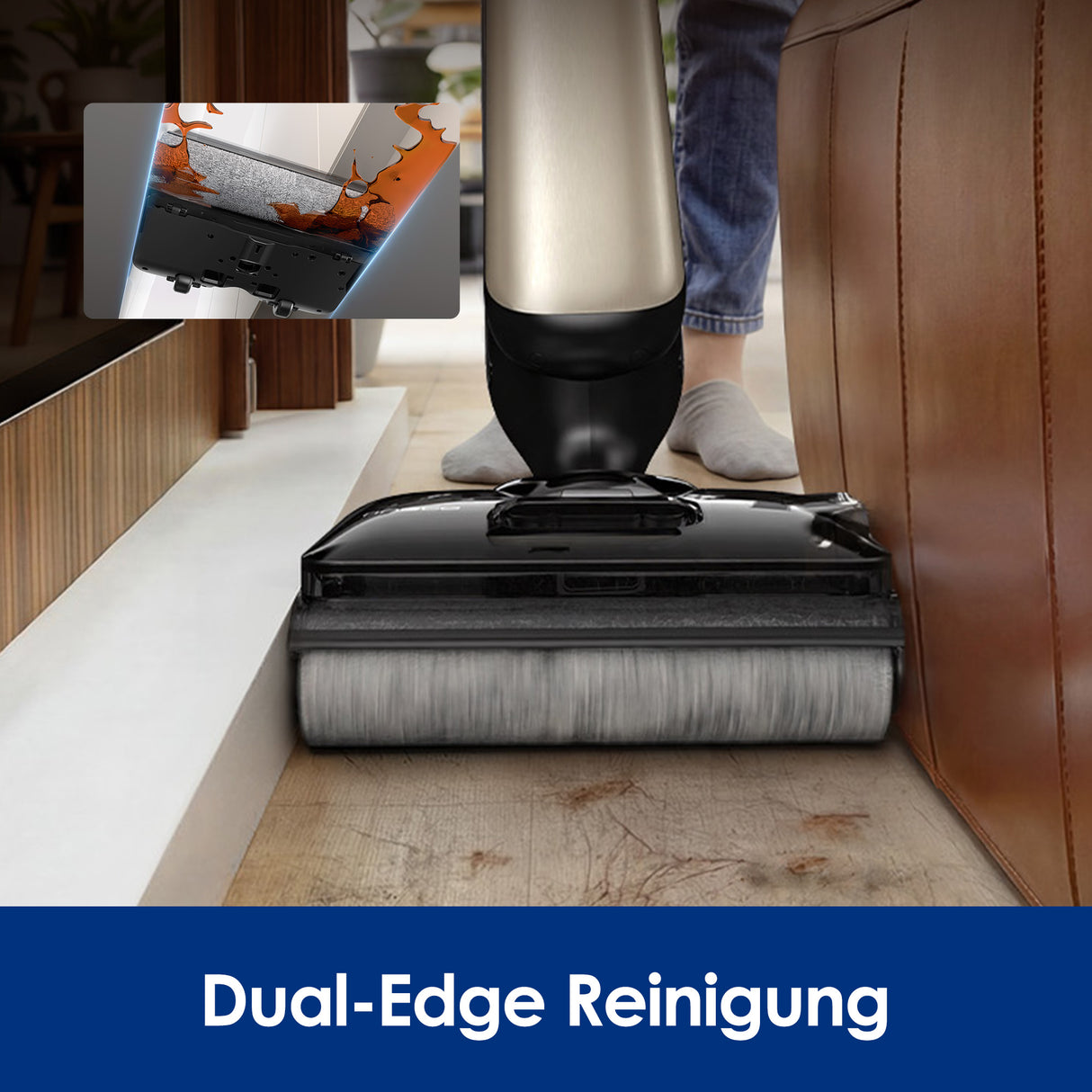 Tineco FLOOR ONE S9 Artist Turbo Stofzuiger met Dweilfunctie