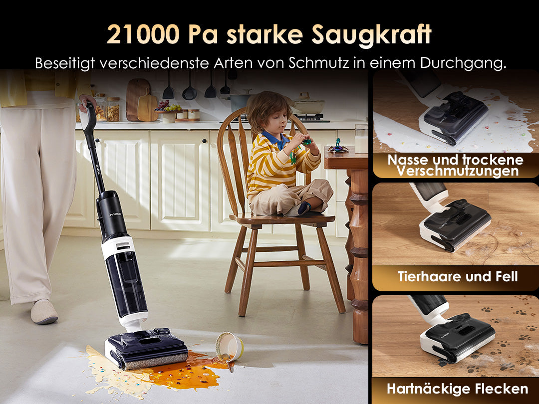 Tineco FLOOR ONE Switch S6 Stretch intelligenter Nass- und Trockensauger, nasssauger, nass trockensauger, staubsauger, wischsauger, wischmop