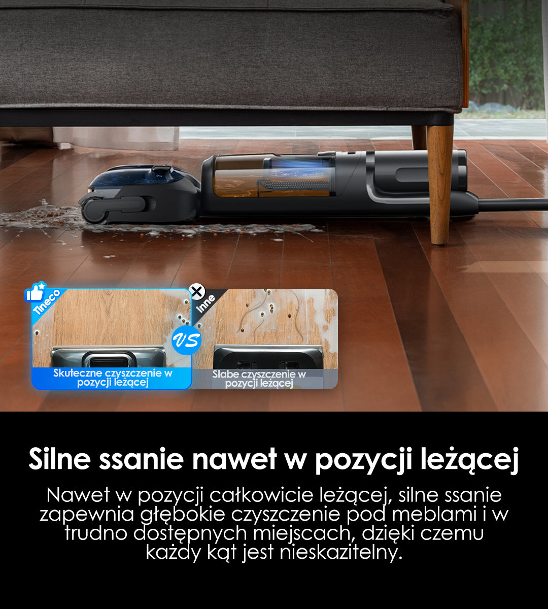 Tineco FLOOR ONE Switch S7 Stretch intelligenter Nass- und Trockensauger, wischsauger, wischmop, mopp, akku staubsauger, nass Trockensauger, beutellose staubsauger