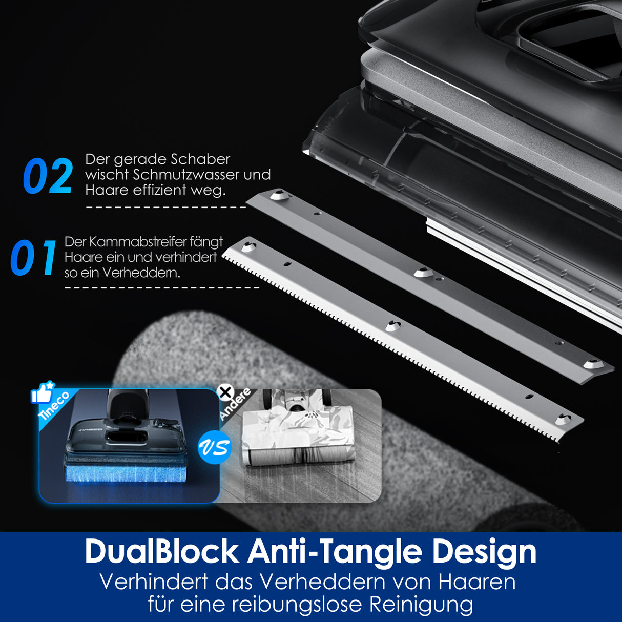 Tineco FLOOR ONE Switch S7 Stretch intelligenter Nass- und Trockensauger, wischsauger, wischmop, mopp, akku staubsauger
nass Trockensauger, beutellose staubsauger