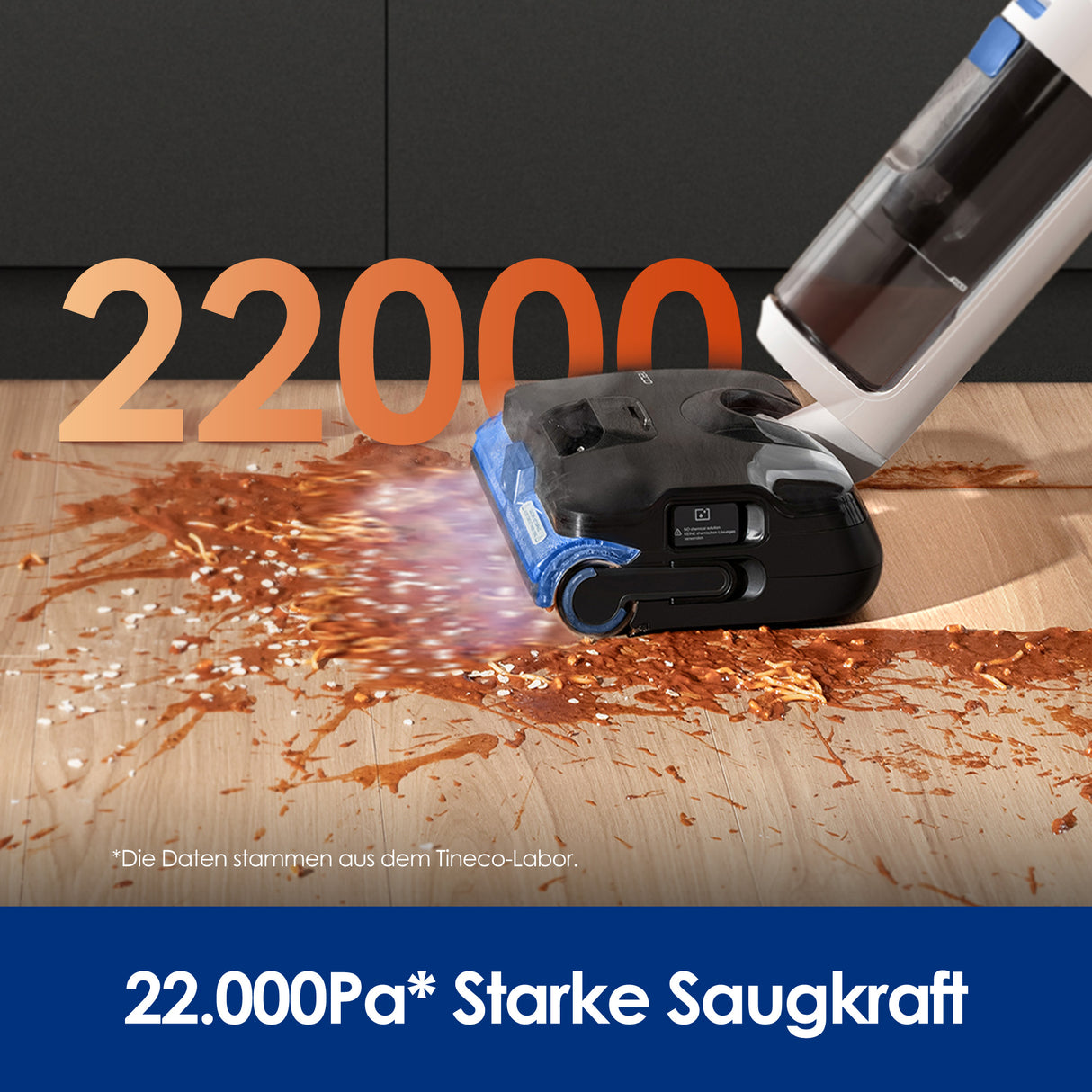 Tineco FLOOR ONE S6 Stretch Steam Lavapavimenti e Aspirapolvere a Vapore Senza Fili