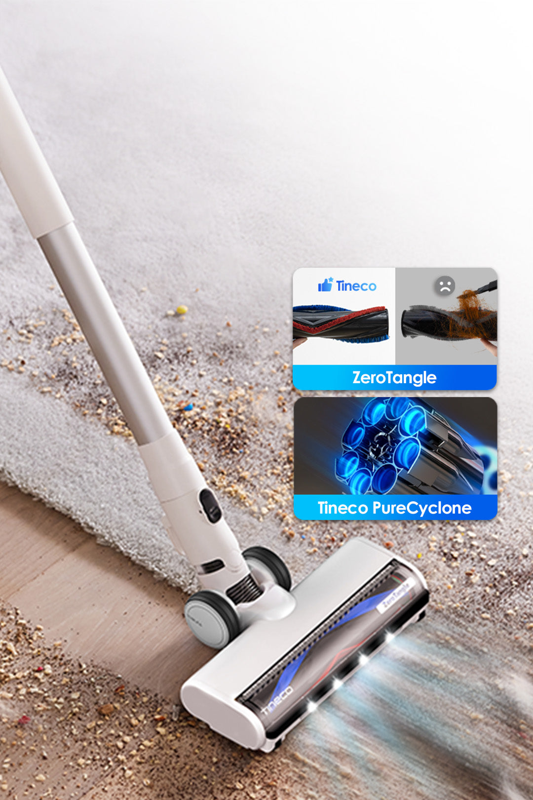 Tineco FLOOR ONE SWITCH S7 Stofzuiger met Dweilfunctie, stofzuiger, steelstofzuiger, draadloze stofzuiger, beste stofzuiger, dweil